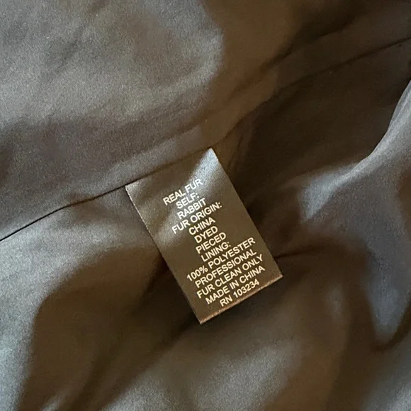 Adrienne Landau Rabbit Fur Vest - Picture 4 of 5